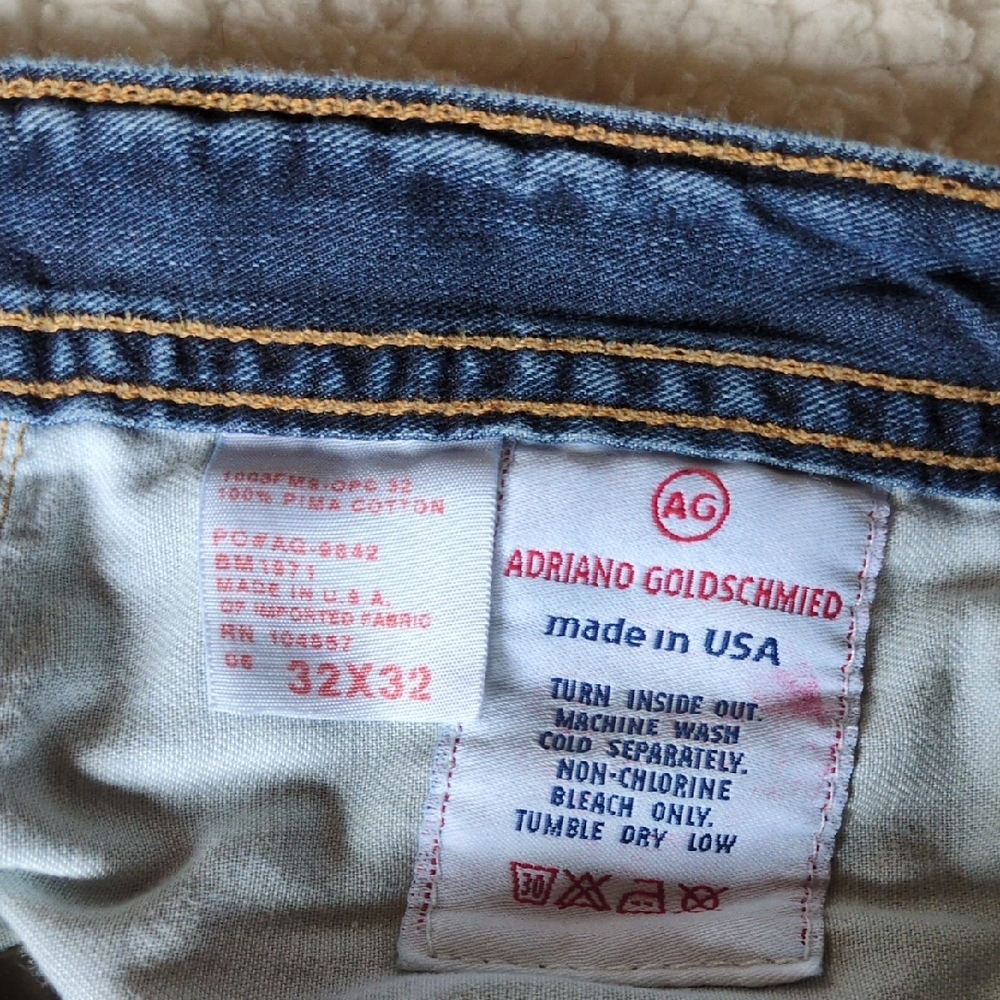 AG Adriano Goldschmied Blue Jeans with Brown Label - Picture 4 of 6